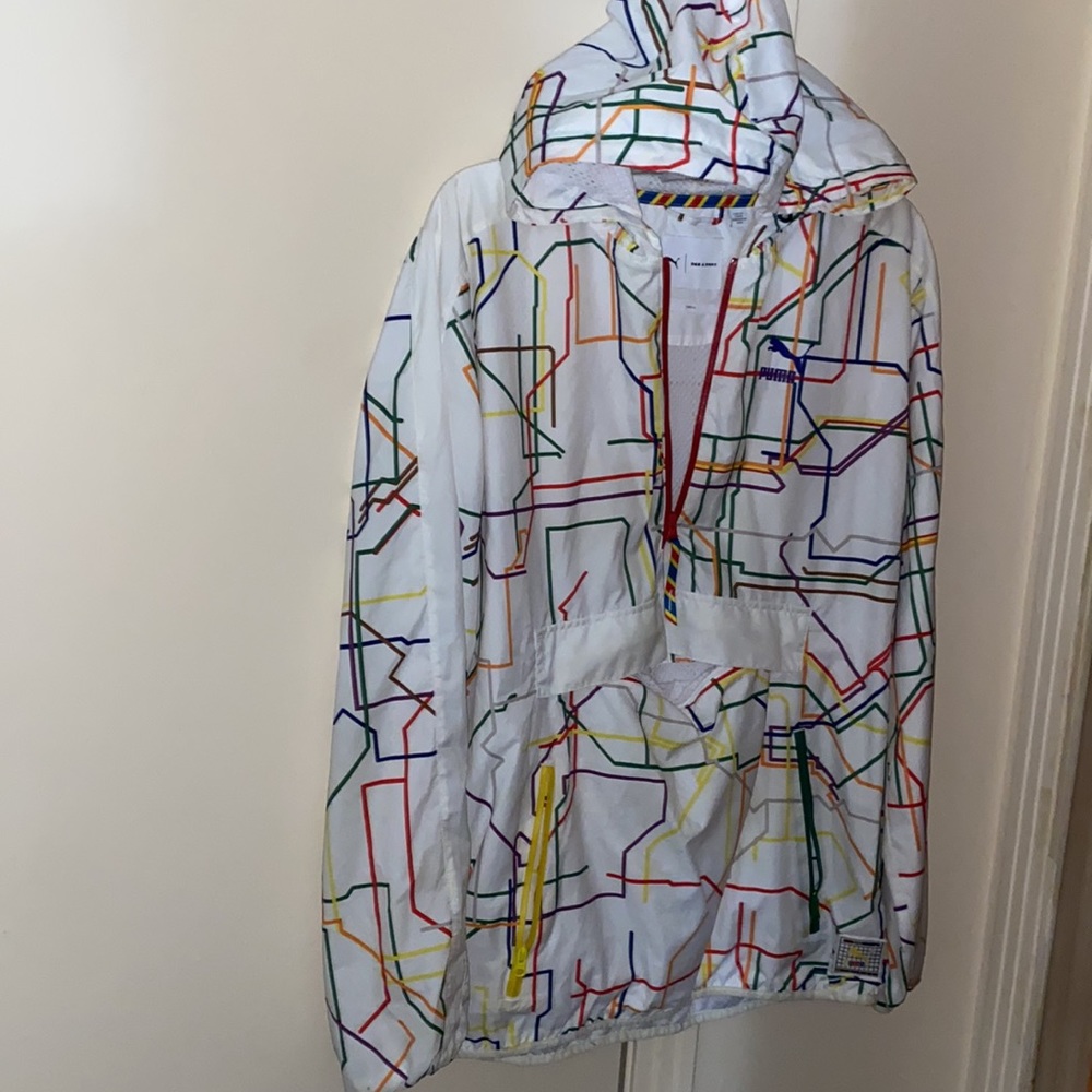 Puma Muti-color windbreaker pull over